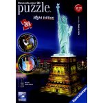 Ravensburger 3D puzzle svítící Socha svobody Noční edice 108 ks – Zboží Mobilmania