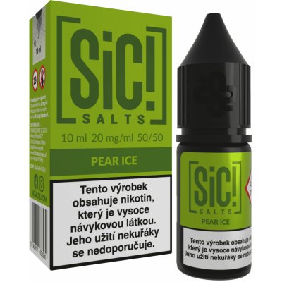 Sic!Salts Salt Pear Ice 10 ml 20 mg – Zboží Mobilmania