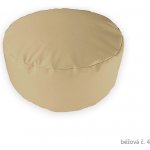 MUDOK Taburet XL béžová – Zboží Mobilmania