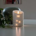 Konstsmide LED vosková svíčka bílá Barva světla teplá bílá 14 cm 1844-190 – Hledejceny.cz