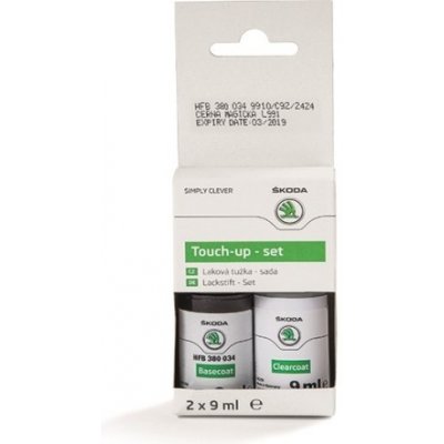 Škoda Tužka laková černá Magic metalíza – Zboží Mobilmania