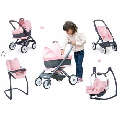 Smoby Set trojkombinace Powder Pink 3in1 Maxi Cosi&Quinny – Zboží Mobilmania