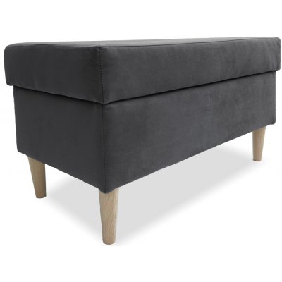 FRONTI Taburet FINN s úložným prostorem - grafitový – Sleviste.cz