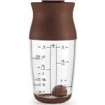 Šejkr na palačinky a lívance 500 ml, hnědá, plast, Lékué – Sleviste.cz