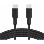 Belkin kábel Boost Charge Double-Braided USB-C to USB-C 100W 3m - Black – Zbozi.Blesk.cz