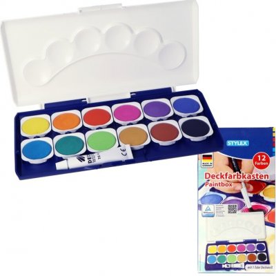 Stylex vodové barvy 12 ks – Hledejceny.cz