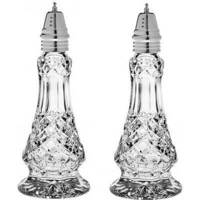 Crystal Bohemia DIAMOND solnička a pepřenka 155 mm 2 ks – Zboží Dáma