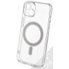 Pouzdro a kryt na mobilní telefon Apple Pouzdro 1Mcz MagSilicone Skinny TPU ochranné s MagSafe Apple iPhone 14 Plus průhledná transparent