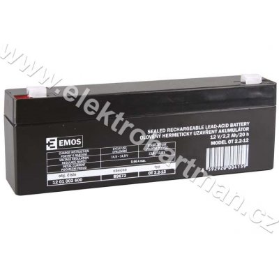 EMOS B9672 12V 2,2Ah 1201002600 – Hledejceny.cz