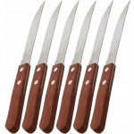 Orion Nůž steakový nerez dřevo 6 ks – Zboží Dáma