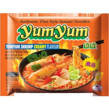 YumYum Instantní nudlová polévka s příchutí Tom Yum Creamy 70 g