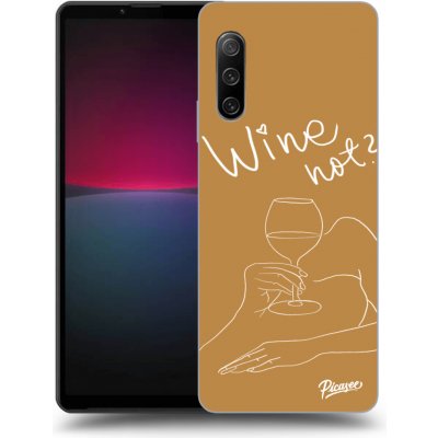 Pouzdro Picasee silikonové Sony Xperia 10 IV 5G - Wine not černé – Zbozi.Blesk.cz