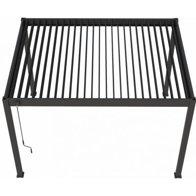 Outdoor Creations Hliníková pergola s lamelami ORION 360x400cm 4 stojky Antracit – Zboží Mobilmania