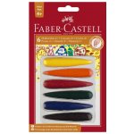 Faber Castell Plastové pastelky voskovky do dlaně 6ks – Zboží Dáma Faber Castell Plastové pastelky voskovky do dlaně 6ks – Zboží Dáma
