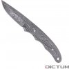 Kuchyňský nůž Dictum Čepel na výrobu nože Full Tang Blade Blank Random Damascus 70 mm