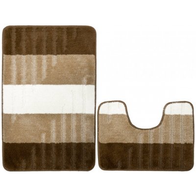 Nej-koberce Vic béžová hnědá 40x50 cm a 50x80 cm – Zboží Dáma
