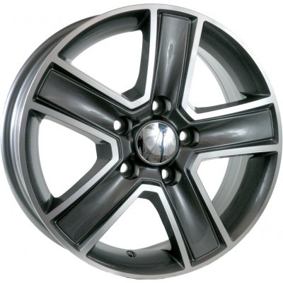 Racing Line BK473 6,5x15 5x160 ET58 grey polished – Hledejceny.cz