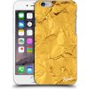 Pouzdro a kryt na mobilní telefon Apple Pouzdro Picasee silikonové Apple iPhone 6/6S - Gold čiré