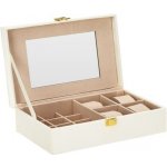 Homestyling KO-HZ1810070 se zrcadlem bílá – Sleviste.cz