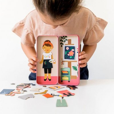 Petit Collage magnetické puzzle Umělkyně – Hledejceny.cz
