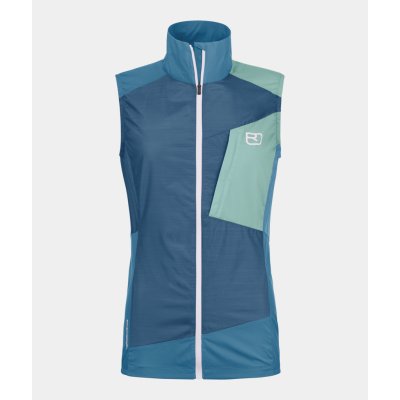 Ortovox Windbreaker Vest W petrol blue – Zboží Dáma