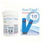 EasyTouch testovací proužky na cholesterol 10 ks – Zboží Dáma