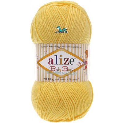 Alize Baby Best žlutá 113 – Zboží Mobilmania