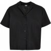 Dámská košile Ladies Linen Mixed Resort shirt black