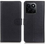 Litchie knížkové pouzdro na Honor 200 Smart 5G - černé – Zboží Mobilmania