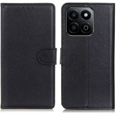 Litchie knížkové pouzdro na Honor 200 Smart 5G - černé – Zboží Mobilmania