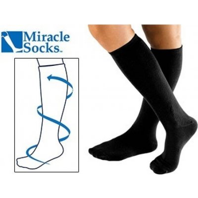 Kompresní zdravotní ponožky Miracle Socks 2 páry – Zboží Mobilmania