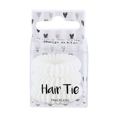 2K Hair Tie spirálovité gumičky do vlasů 3 ks odstín white pro ženy – Hledejceny.cz