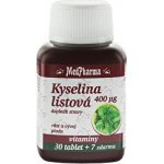 MedPharma Kyselina listová 400 mcg 37 tablet – Hledejceny.cz