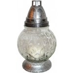 Nohel Garden Lampa hřbitovní KOULE PUNTÍKY skleněná 50g d12x20cm – Zboží Dáma
