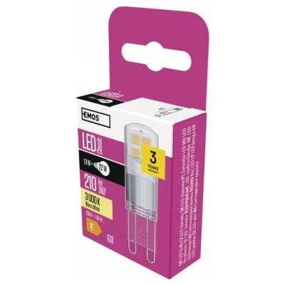Emos LED žárovka G9 teplá bílá 1,9 W 3000 K – Hledejceny.cz