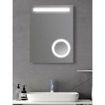 LUNA 60x80 CM s LED podsvíceným pruhem a kosmetickým zrcátkem26943 – Zboží Mobilmania