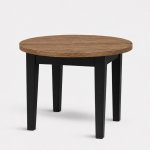 Stima Kulatý stůl FIT II. 110 cm dub kansas černá – Hledejceny.cz