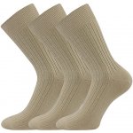Lonka ponožky Zebran 3 pár béžová – Zboží Mobilmania
