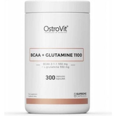 Ostrovit Supreme BCAA + Glutamine 1100 300 kapslí – Hledejceny.cz