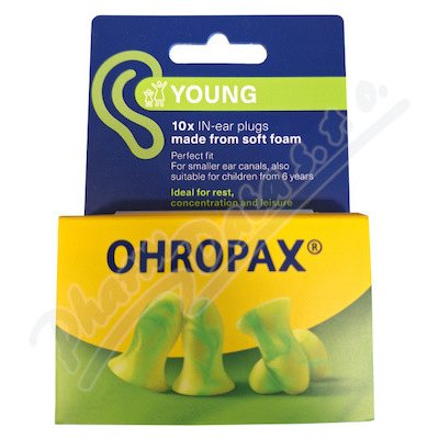 Ohropax Chránič sluchu YOUNG 10 ks – Hledejceny.cz