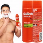 Gillette Fusion 5 Sensitive gel na holení 200 ml – Zboží Mobilmania