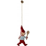 Maileg Vánoční ozdoba Pixy Spoon šedá barva kov – Hledejceny.cz