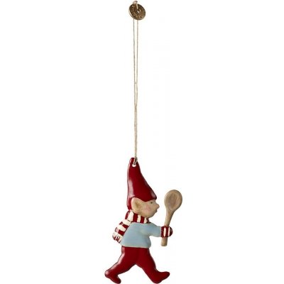 Maileg Vánoční ozdoba Pixy Spoon šedá barva kov – Hledejceny.cz