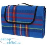 Calter RELAX 170 x 150 cm modrá kostka Pikniková deka – Sleviste.cz