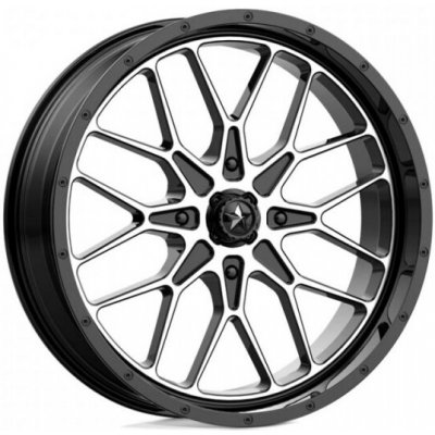 MSA Offroad Wheels M45 PORTAL 7x22 4x156 ET0 gloss black machined | Zboží Auto