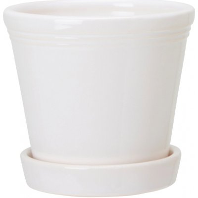 Květináč s podmiskou Emelina White 13 cm Wikholm Form – Hledejceny.cz
