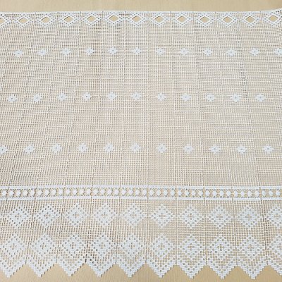 Háčkovaná vitrážová záclonka GERSTER 11428 60 x 80 cm – Hledejceny.cz