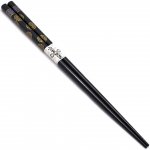 Red SAMURAI Jídelní hůlky Orient Gold – černé s ornamenty – Zboží Dáma