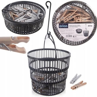 Orion prádelní kolíčky v košíku 50 ks – Hledejceny.cz