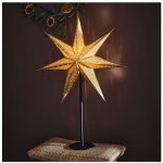 Markslöjd | Markslöjd 705795 - Vánoční dekorace GLITTER 1xE14/25W/230V 65 cm černá/zlatá | ML1186 – Hledejceny.cz